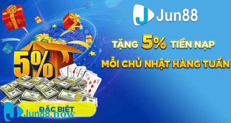 Chủ Nhật Mỗi Tuần Tặng Anh Em Lên Đến 5%